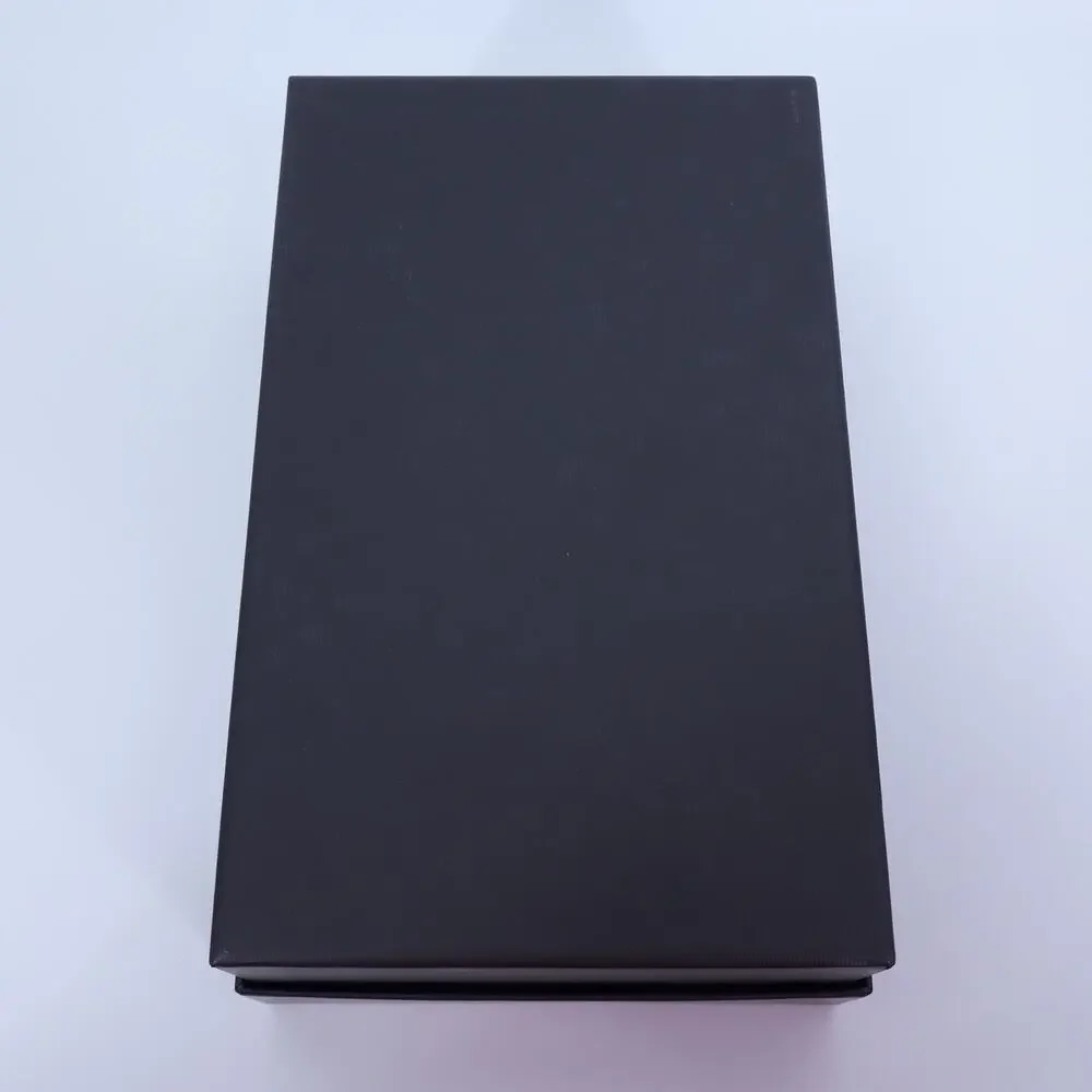 GUCCI Black and White Shoe Size Gift Box 7.5x12.5x4.25